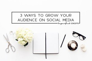 Growing an honest and engaged audience on social media is a mixture of several parts and I am sharing some with you today. | Imperfect Concepts #socialmedia #blogging #smallbusiness