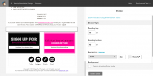 Call To Action Banners In Mailchimp newsletter. | Imperfect Concepts #mailchimp #emailmarketing #calltoaction #smallbusiness