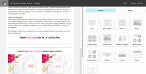 Tweet Me Mailchimp Template. | Imperfect Concepts #mailchimp #smallbusiness #newsletter #emailmarketing