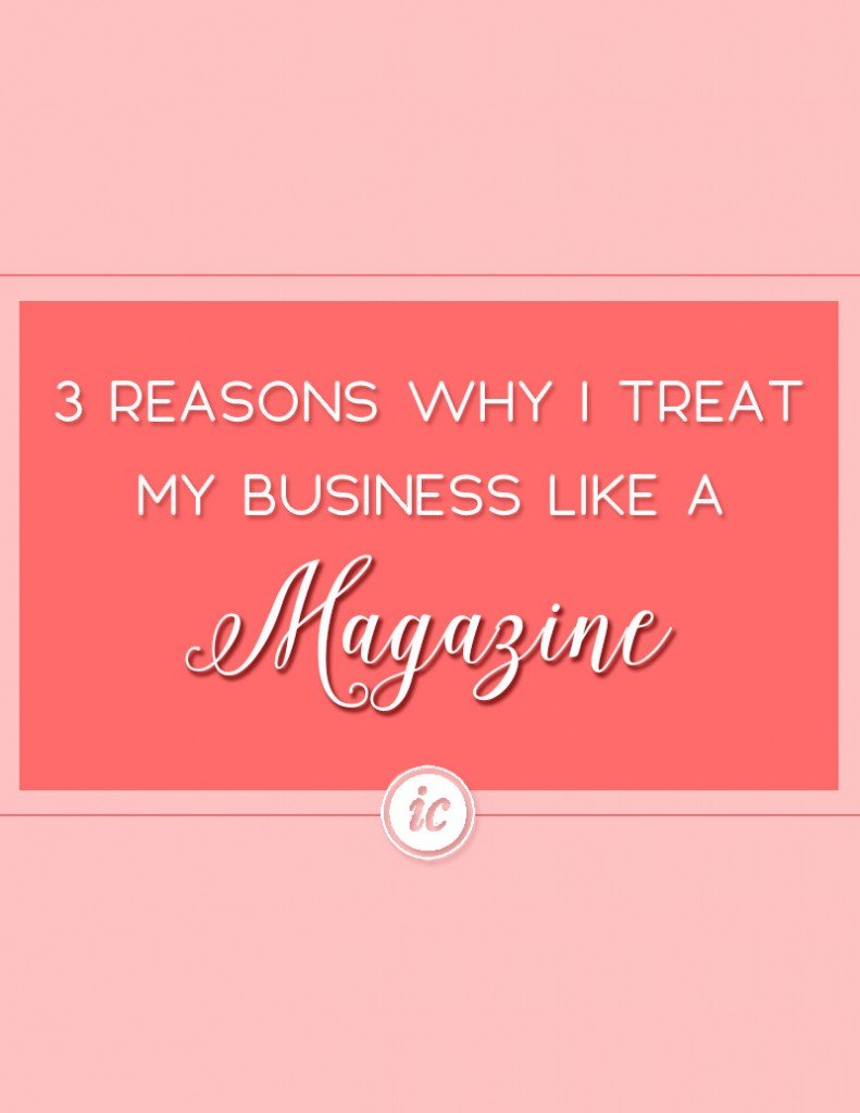 Sharing why I decided to treat my company as a magazine for business structure. | Imperfect Concepts #smallbusiness #magazine #businessadvice