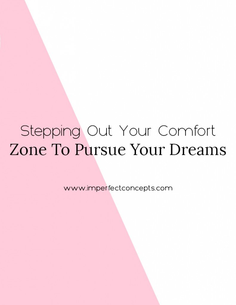 Talking how you can walk out of your comfort zone to purse your dreams in order to live a higher life.  | Imperfect Concepts #affirmations #higherself #smallbusiness #motivation