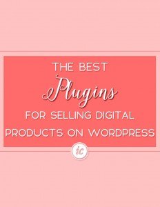 Five of my favorite plugins for selling digital products on wordpress. | Imperfect Concepts #Wordpress #plugins #websitedesign #smallbusiness