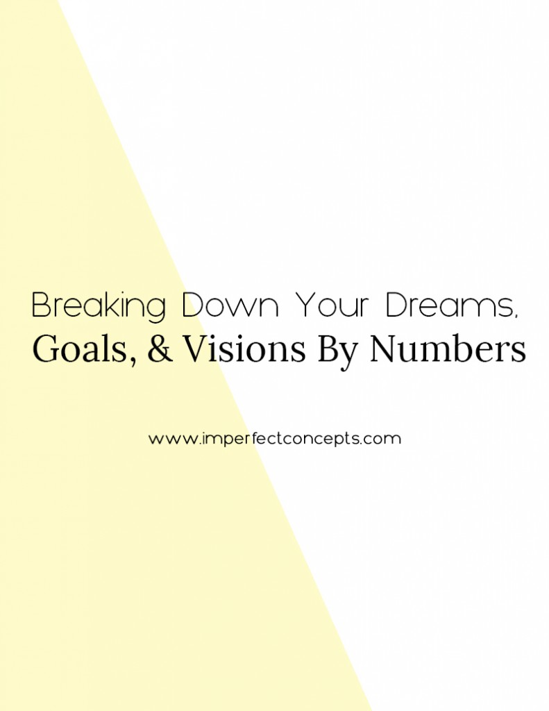 How you can turn your dreams into a full time business. Sharing an elaborate break down of the numbers to help you. | Imperfect Concepts #smallbusiness #blogging #entrepreneur 