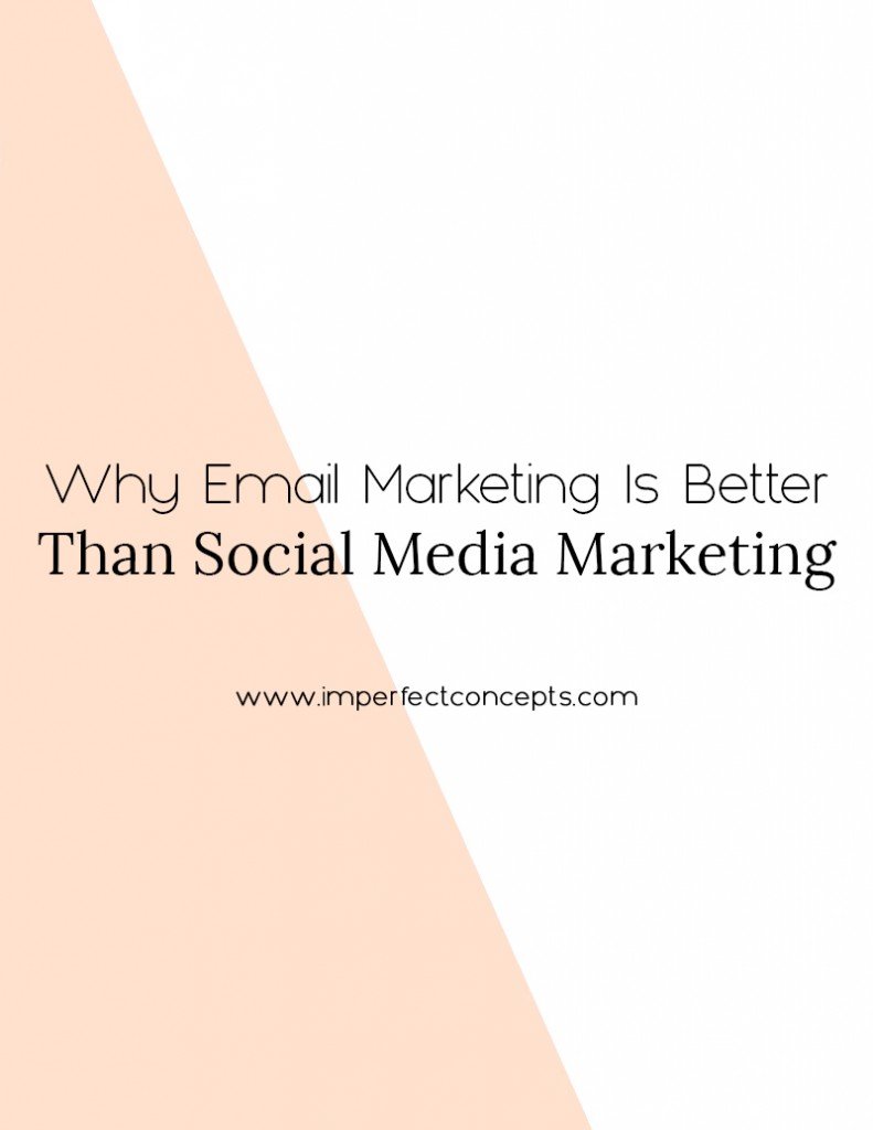 Emails never disappear nor do people fast from them. Learn how to leverage your email marketing now. | Imperfect Concepts #blogging #smallbusiness #mailchimp #emails #newsletters