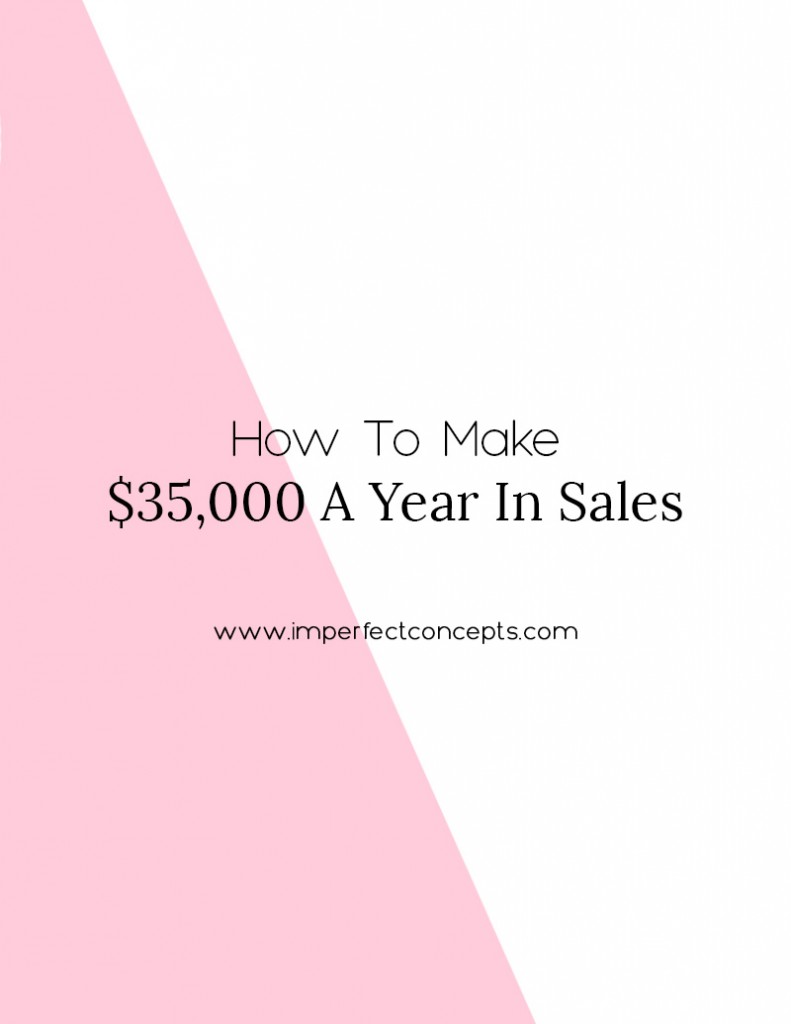 Breaking down how to make a reasonable amount of money when you just started your small business. | Imperfect Concepts #smallbusiness #income #blogging