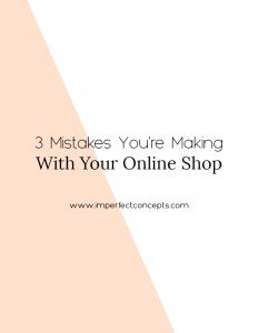 Your sales are not sales. They are the reason you are not converting customers. Learn how to fix that now. | Imperfect Concepts #smallbusiness #blogging
