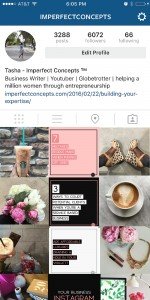 How to style your instagram feed if you're an education (business) style blogger to connect with your audience. | Imperfect Concepts #blogger #instagram #blogging #smallbusiness