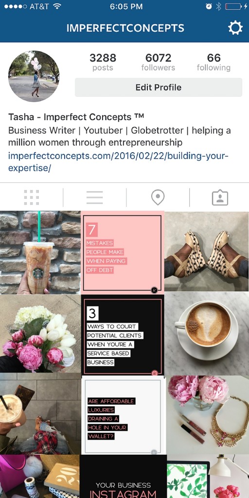 How to style your instagram feed if you're an education (business) style blogger to connect with your audience. | Imperfect Concepts #blogger #instagram #blogging #smallbusiness
