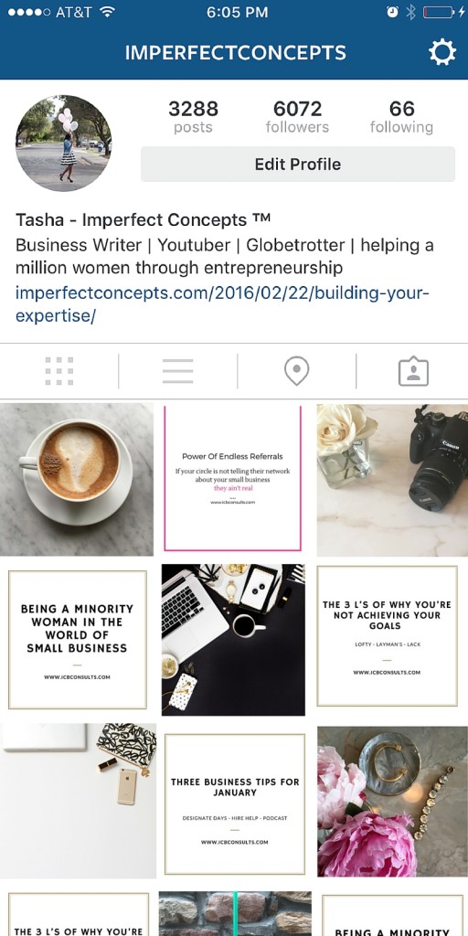 How to visually style your instagram feed if you're a service based company. | Imperfect Concepts #blogging #advice #servicecompany #business
