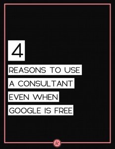 4 Things a consultant can offer you that Google can't. | Imperfect Concepts #smallbusiness #advice #blogging