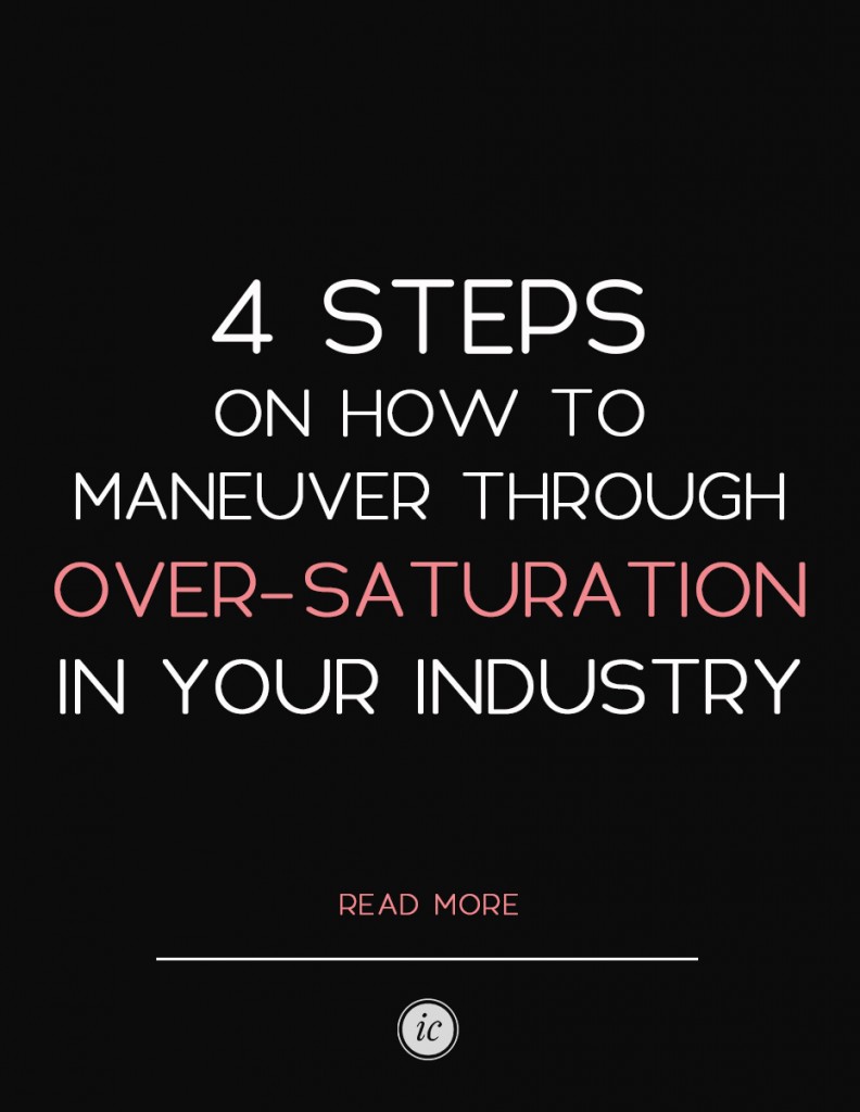 Overcome the crowded market in your industry with these tips. | Imperfect Concepts #blogging #marketing  