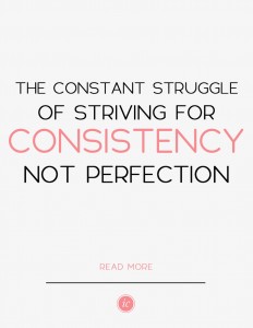 3 Reasons the constant struggle of consistency vs perfection is killing your business. | Imperfect Concepts #business #blogging