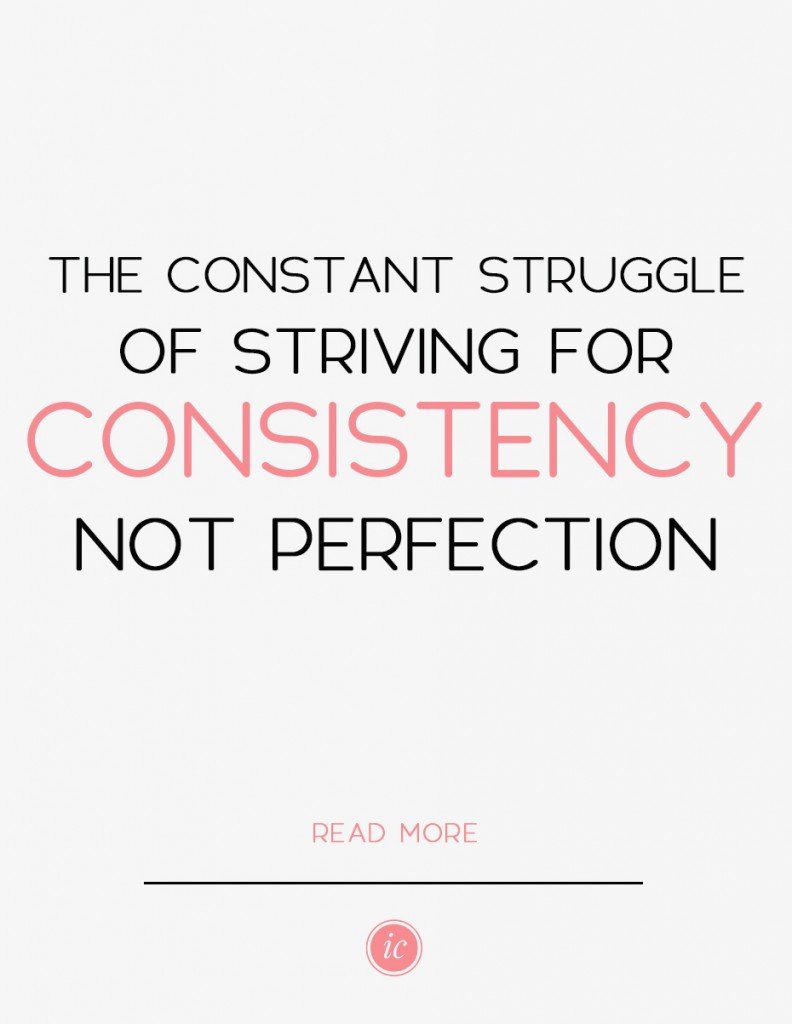 3 Reasons the constant struggle of consistency vs perfection is killing your business. | Imperfect Concepts #business #blogging