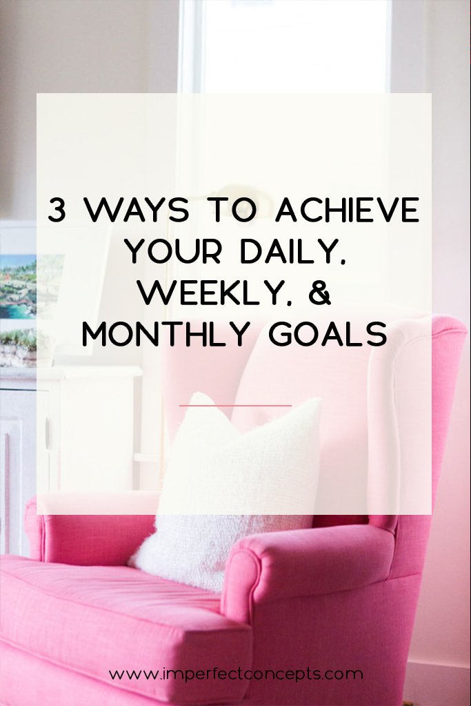 Breaking down how you can truly be intentional with achieving your goals for your small business. | Imperfect Concepts #goalsetting #blogging #smallbusiness