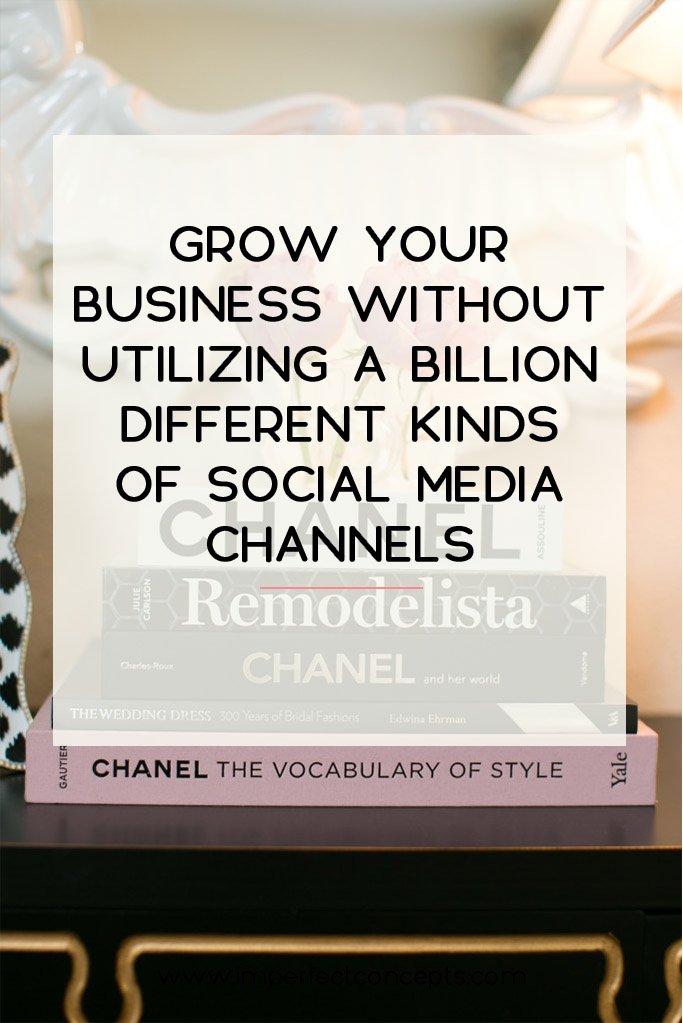 4 Honest things you need to know about growing your social media presence. | Imperfect Concepts #socialmedia #blogging #twitter #instagram #smallbiz