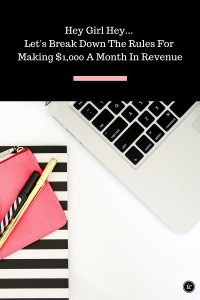 6 Tips On How You Can Reach $1,000 A Month In Revenue Without Gimmicks.