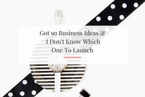 3 Sure fire ways to trim the fat and launch the right business. | Imperfect Concepts