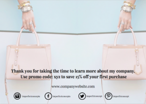 How to design the back of a first purchase card that helps you bring in new customers. | Imperfect Concepts