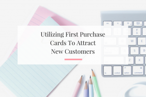 Learn how to design a first purchase card in canva that helps you obtain new local customers or clients. | Imperfect Concepts