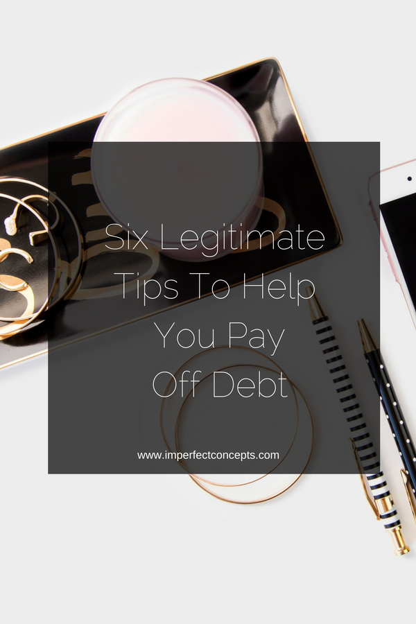 Learn how to really tackle your debt this year. Utilizing these tips that have huge impact. | Imperfect Concepts
