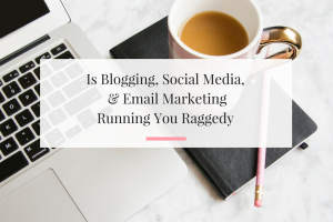Breaking down the pro's and con's of blogging, social media and email marketing for small business owners. | Imperfect Concepts