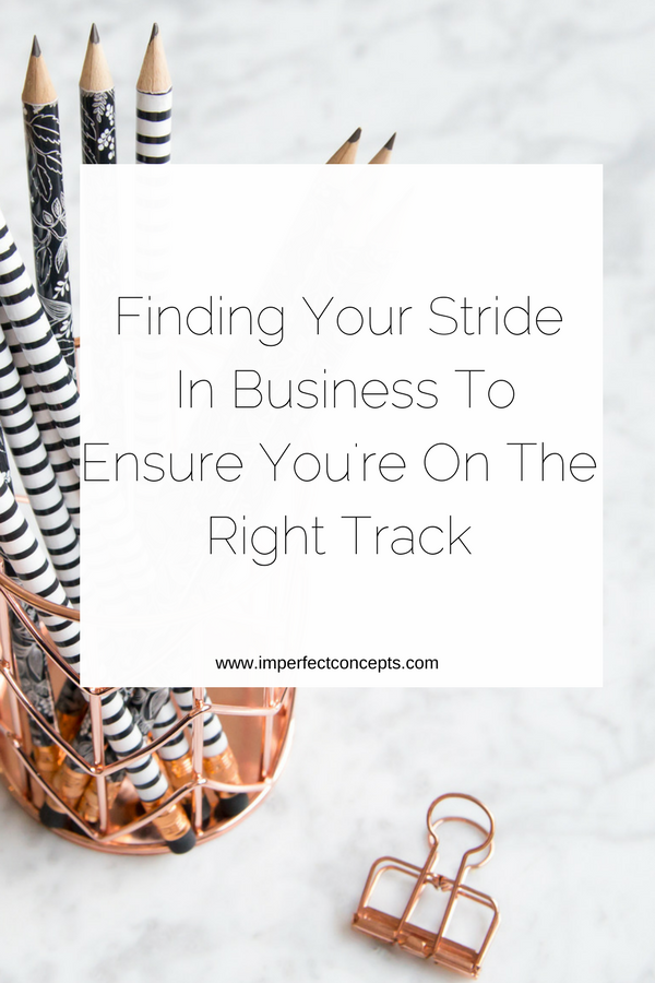 Sharing insight on how you can make stride in your small business. | Imperfect Concepts
