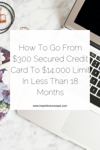 Six tips to help anyone struggling to rebuild their credit. | Imperfect Concepts
