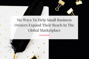 Learn how you can lend a helping hand to other business owners. | Imperfect Concepts