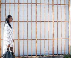 Target striped dress, prada bag and chanel shoes | Imperfect Concepts